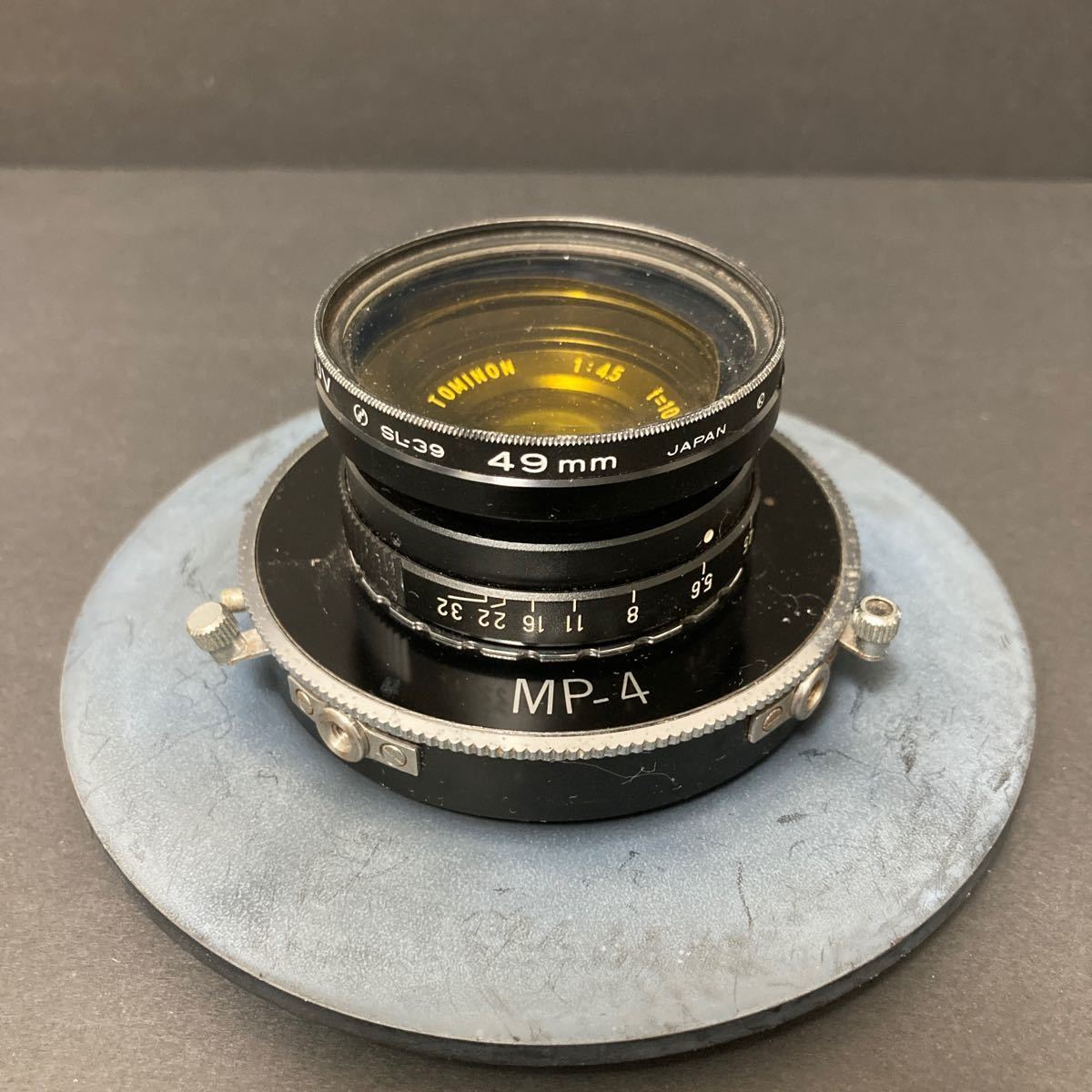 POLAROID MP4　 TOMINON 1:4.5 f=105 Lens made in Japan レンズ ポラロイド用？　カメラレンズ　詳細不明　富岡光学？_画像9