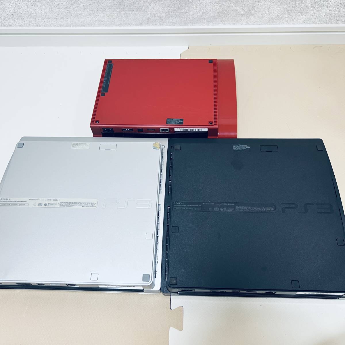 １円スタート 読み込み動作確認済 PlayStation3 本体5台 純正コントローラー5個 CECH-4000 2500 CECHA00 CECHH00 PS3 プレステ3 封印あり_画像8