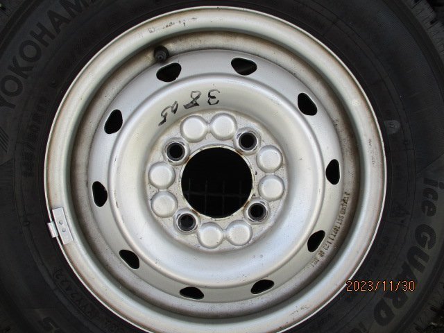 ☆ (31) YOKOHAMA　ヨコハマ　スタッドレス　ice GUARD iG91　スチールホイール付　145/80R12 80/78N LT　2022年　4本 ☆_画像2