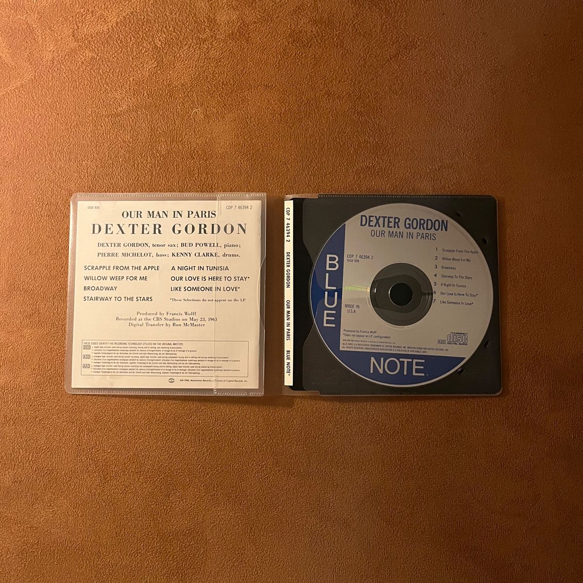 Dexter Gordon “Our Man in Paris” ジャズ サックス CD