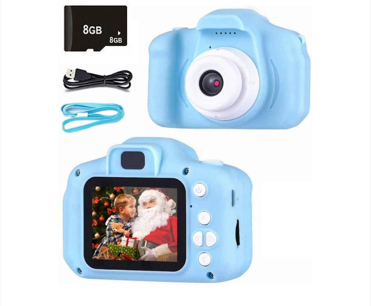 子供カメラ キッズカメラ 子供用デジカメ SDカード ブルーケース付 116 トイカメラ 