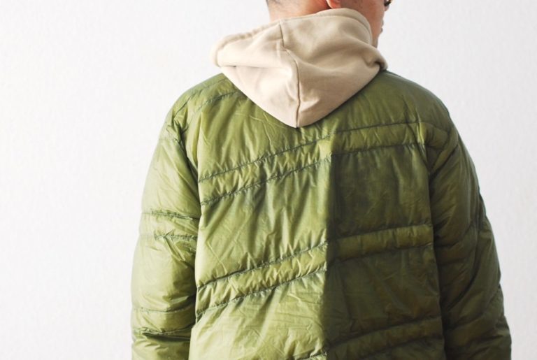 【未使用品・定価42,120円】nanamica(ナナミカ) “Down Coat” 【SUBF９４９】（サイズXS・日本サイズM～L・オリーブ色） _画像6