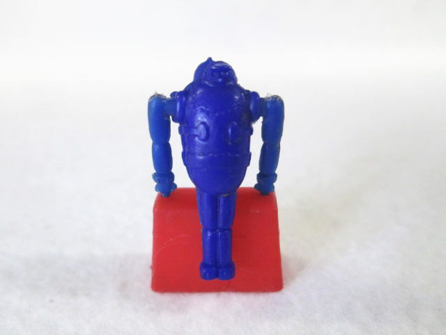 [ Glyco extra Tetsujin 28 number vaulting horse Tetsujin blue error goods?]. toy / Shokugan / cheap sweets dagashi shop / vaulting horse / Tetsujin / retro / toy 