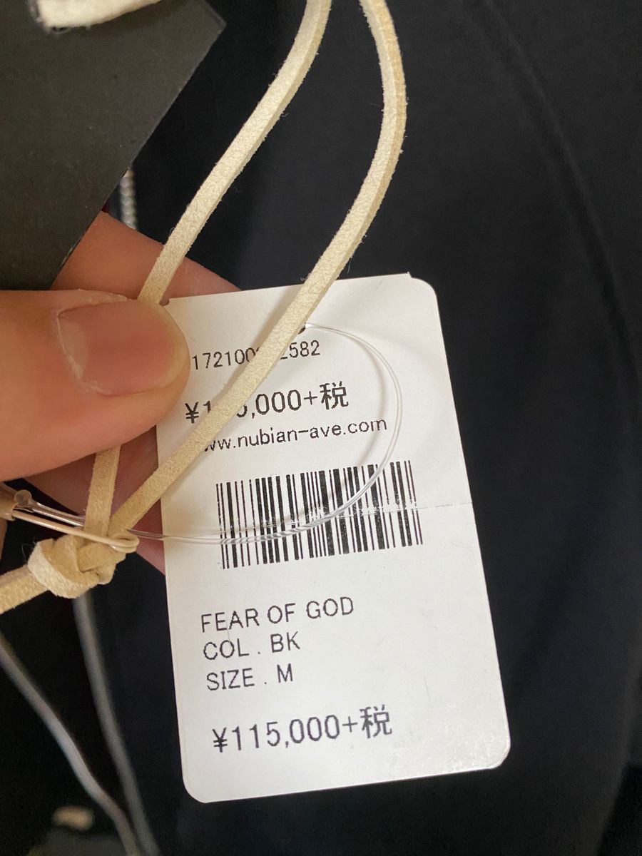 FEAR OF GOD 17A/W ファンネルネックトラックジャケット