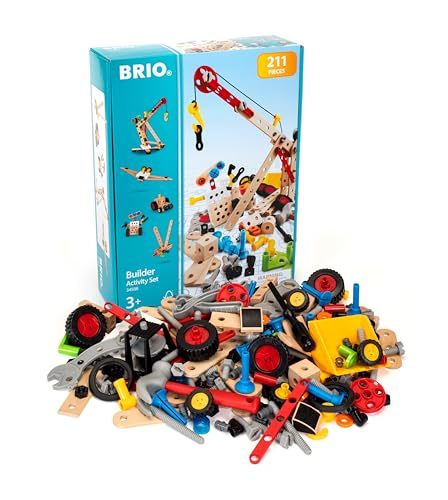 BRIO (ブリオ) ビルダー アクティビティセット [全210ピース] 対象年齢 3歳~ (大工さん 工具遊び おもち・・・_画像1