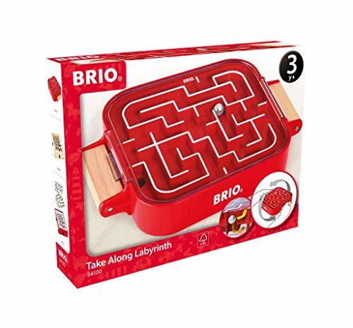 BRIO (ブリオ) ポータブルラビリンス レッド [ 迷路 おもちゃ ] 室内ゲーム 34100_画像1