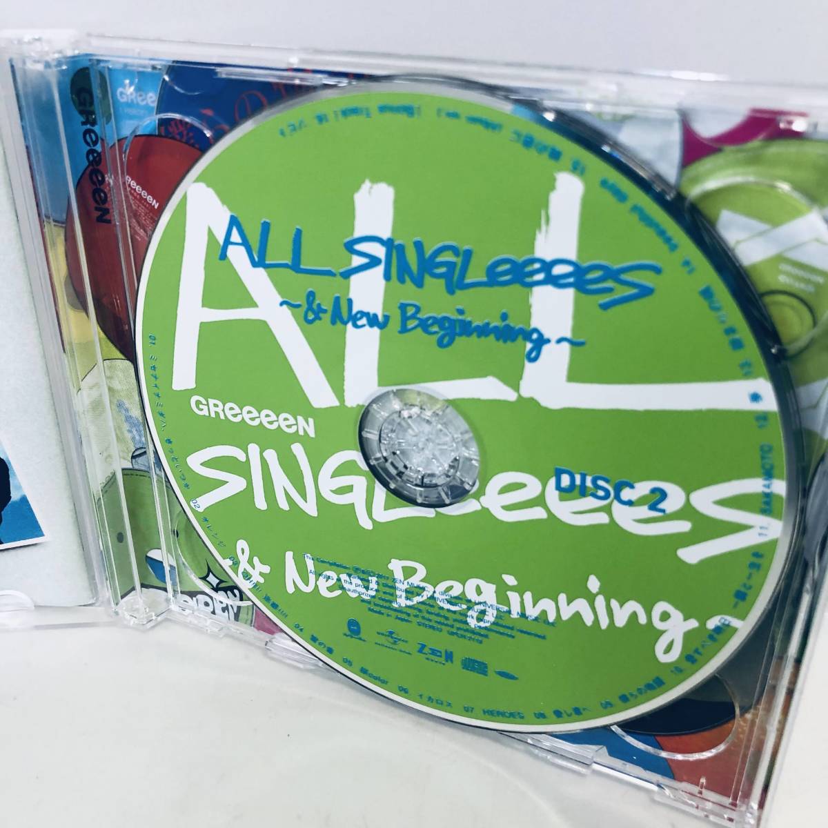 【CD】GReeeeN / ALL SINGLeeeeS ～＆ New Beginning～ ※ネコポス全国一律送料260円_画像4