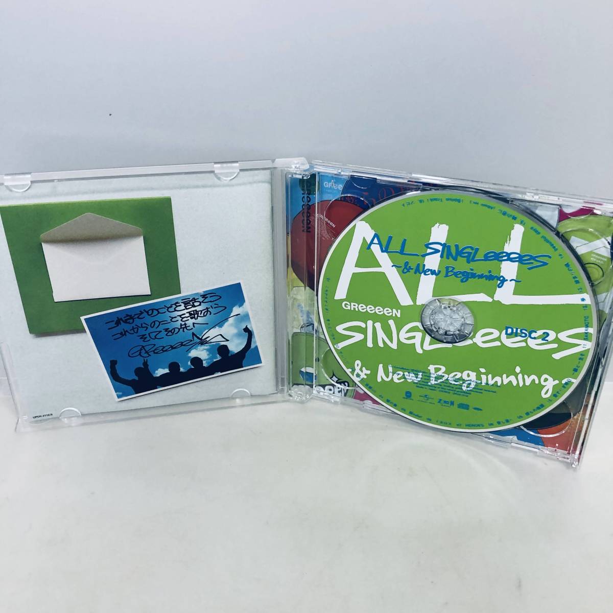 【CD】GReeeeN / ALL SINGLeeeeS ～＆ New Beginning～ ※ネコポス全国一律送料260円_画像3
