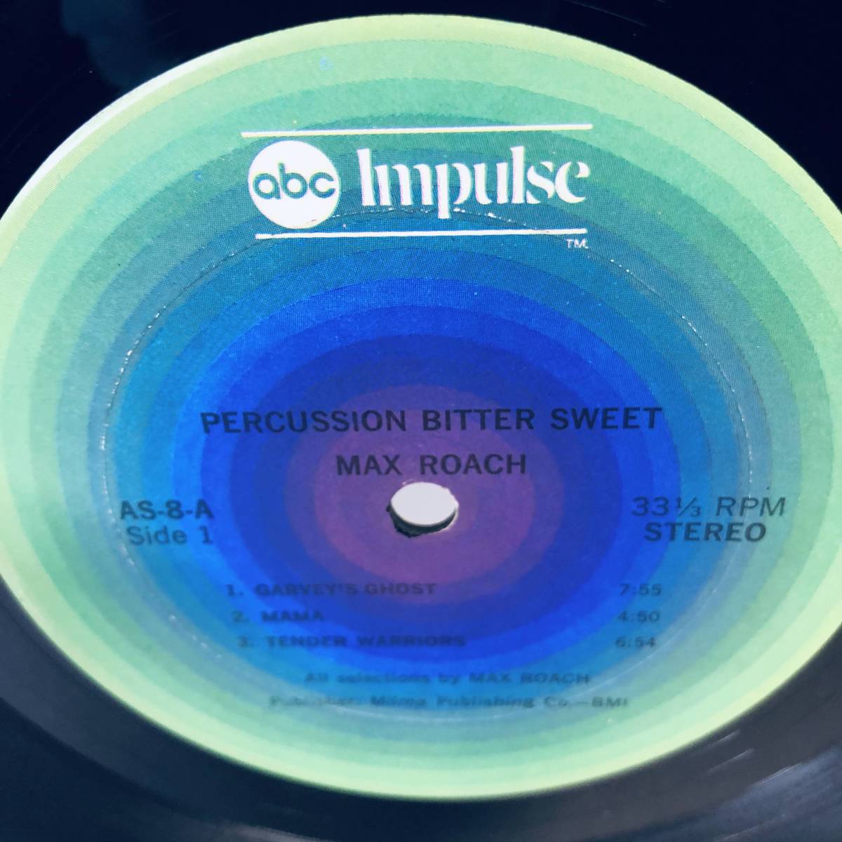 【LP】レコード 再生未確認 Max Roach「Percussion Bitter Sweet」（12インチ）/Impulse!(AS-8)/ジャズ ※まとめ買い大歓迎!同梱可能です_画像6