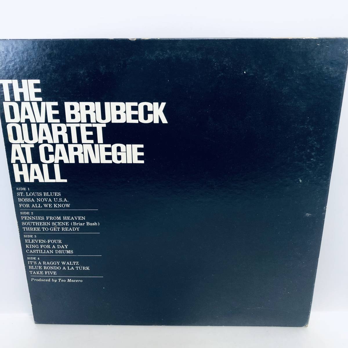 【LP】レコード 再生未確認 2LP/見開き The Dave Brubeck Quartet / At Carnegie Hall ※まとめ買い大歓迎!同梱可能です_画像2