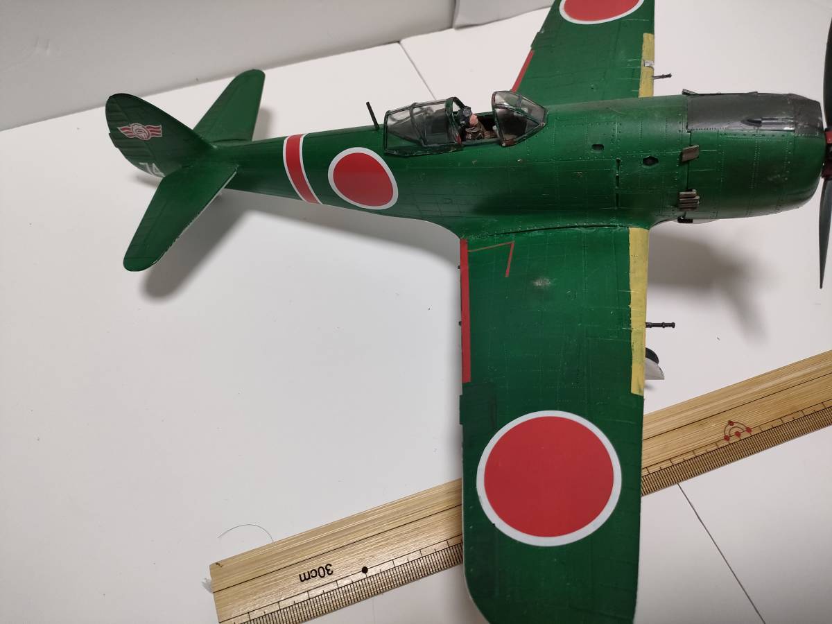 1/32 日本陸軍戦闘機4式戦闘機疾風　完成品　キャノピースライド開閉します。DOUGEISYA_画像3