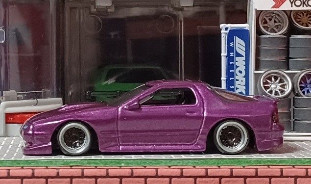 【ＲＸ―７☆ＦＣ３Ｓ】□改造□トミカ□カスタム□ミニカー□ホットウィール□深リム