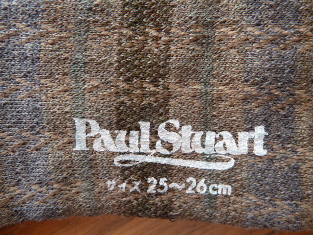★送料無料★　男性用靴下 Paul Stuart ポールスチュアート　メンズソックス サイズ25〜26_画像3