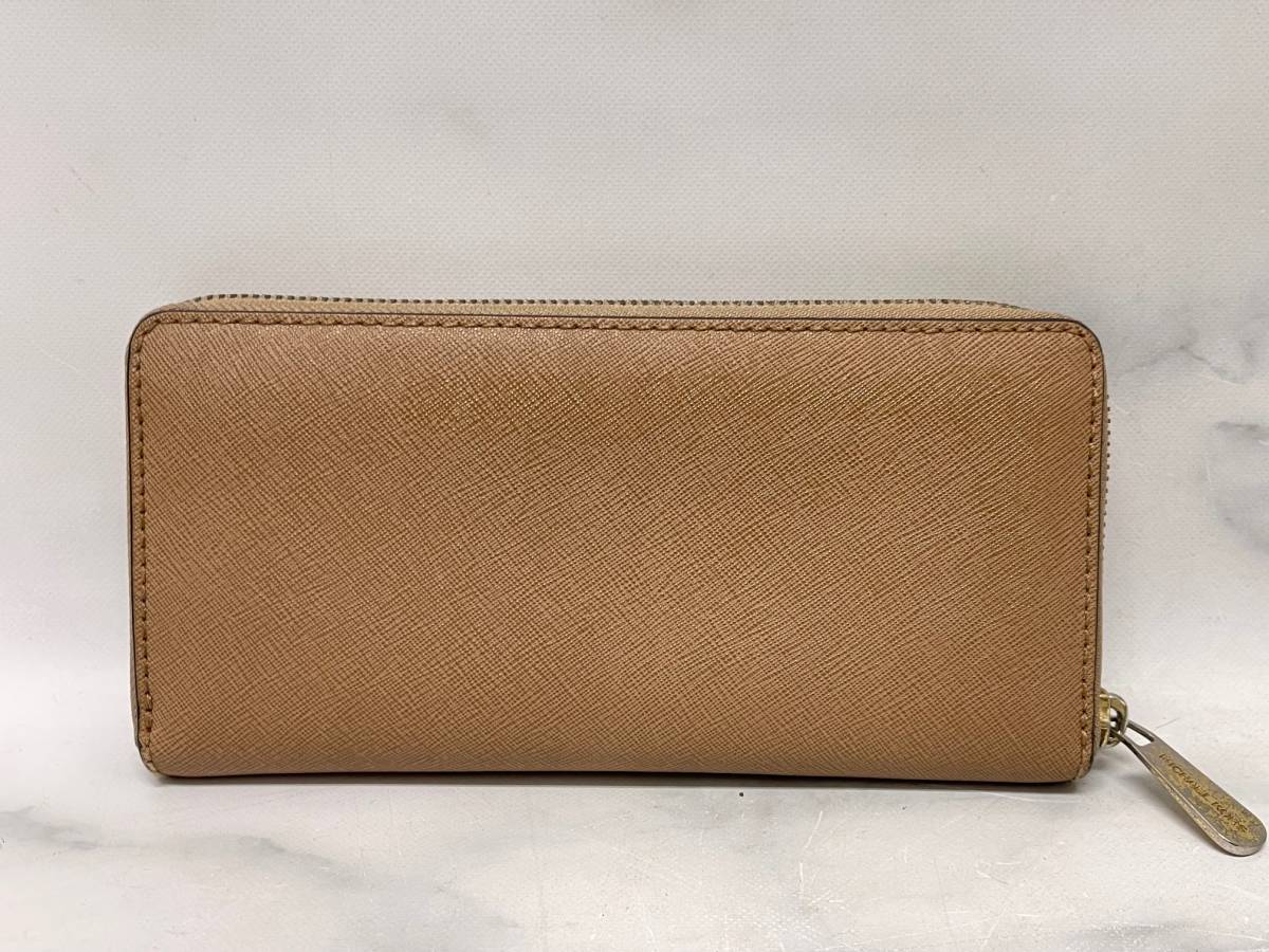 【中古】マイケルコース Michael Kors 長財布 財布 MKロゴ レディース ラウンドファスナー_画像2