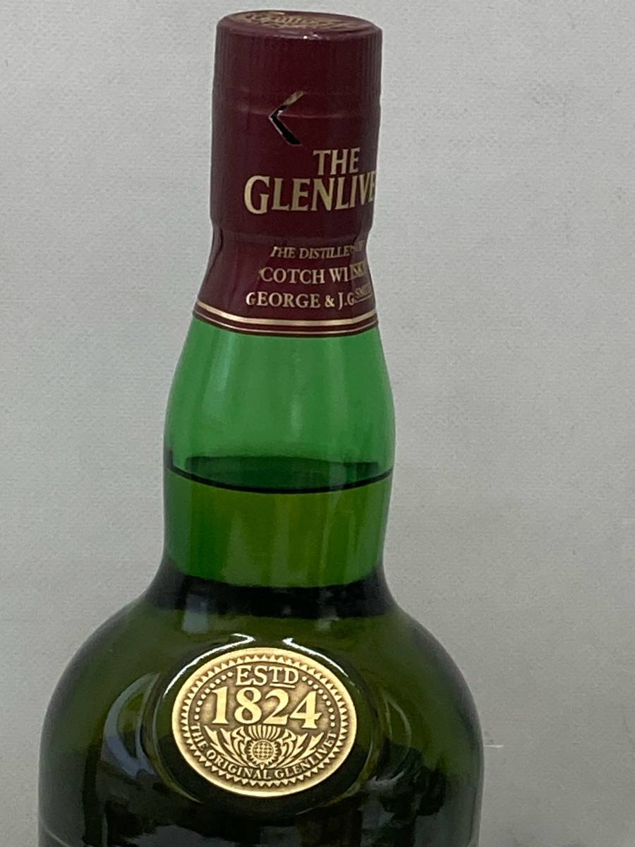 THE GLENLIVET / ザ・グレンリベット 12年 シングルモルトスコッチウイスキー 700ml 40% 古酒 未開封_画像3