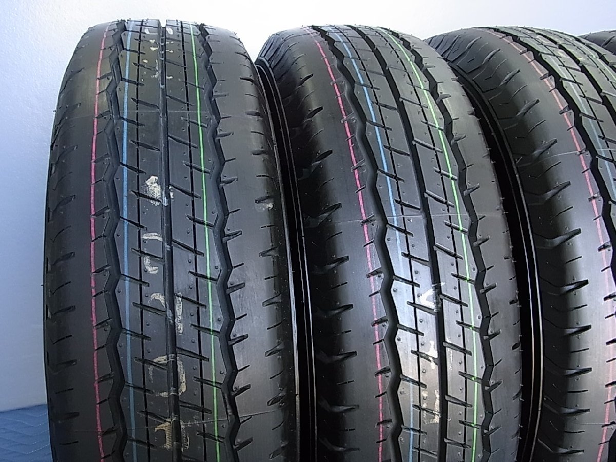 未走行 新車外し 2023年製 DUNLOP SP175N 195/80R15 4本 / 107/105N LT 200系 ハイエース ダンロップ_画像2