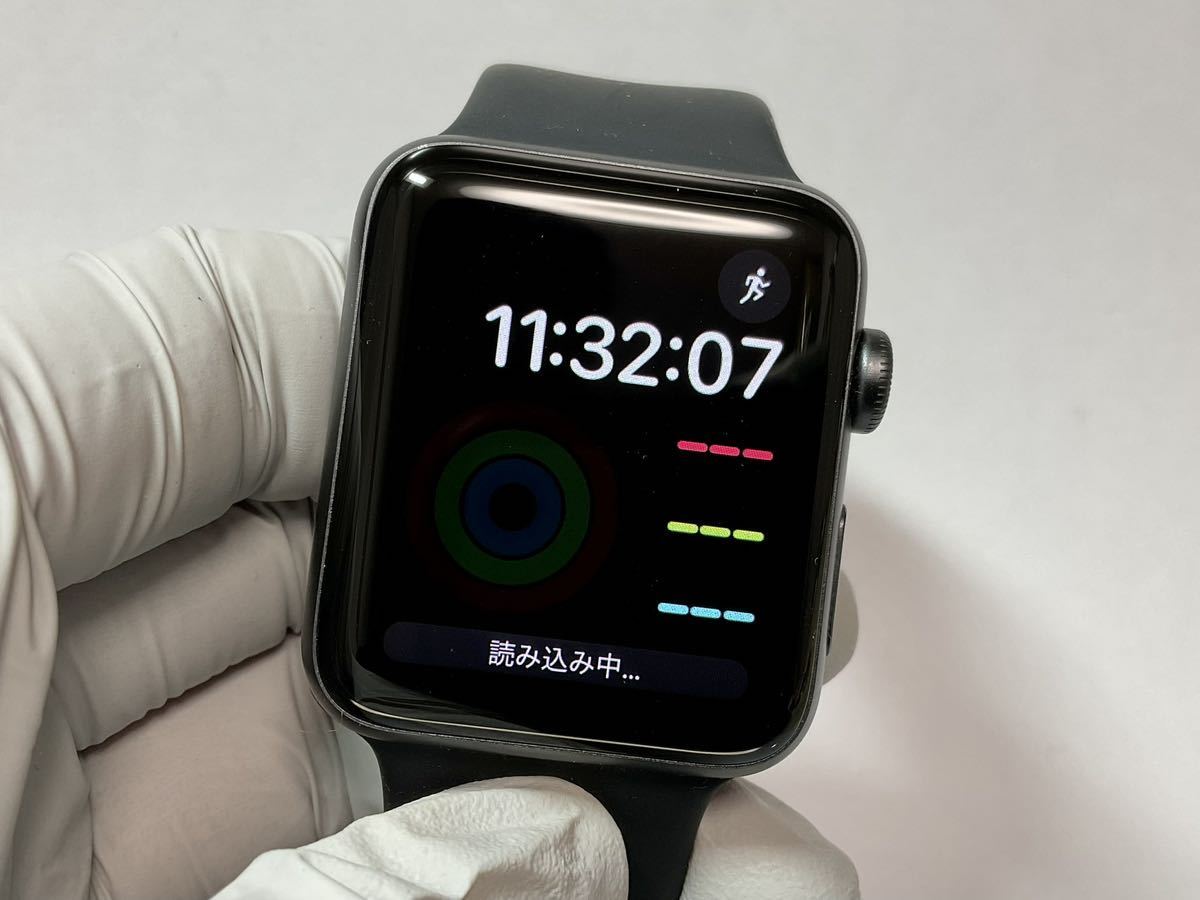 Apple Watch Series 3 GPSモデル 42mm スペースグレイアルミニウム