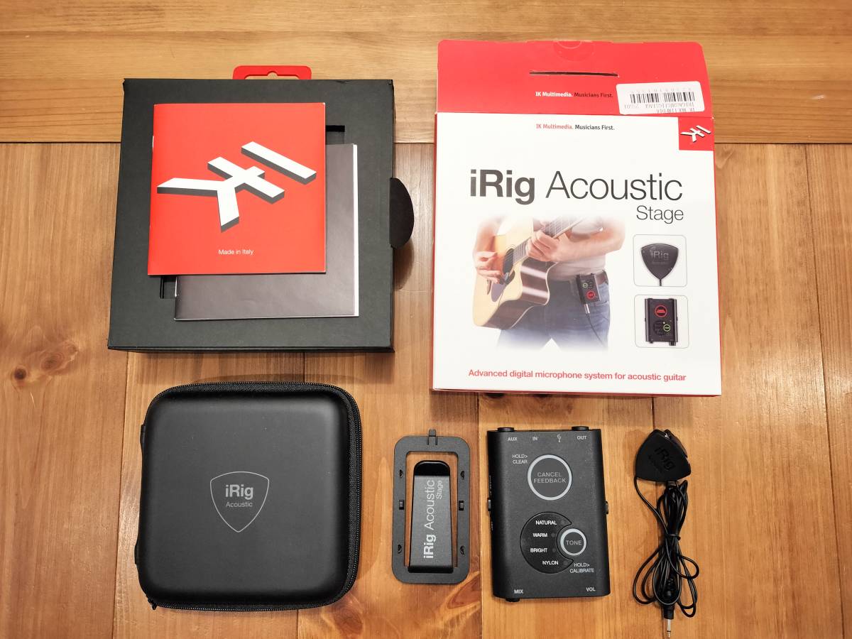 IK MULTIMEDIA ( アイケーマルチメディア ) / iRig Acoustic Stage アコギ用マイク&プリアンプ USED　美品_画像2