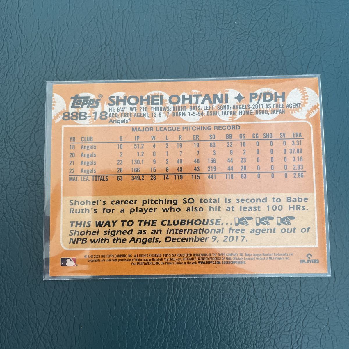 Topps japan edition 2023 MLB エンゼルス 大谷翔平 桜パラレル Topps japan edition 2023 MLB エンゼルス 大谷翔平 桜パラレル