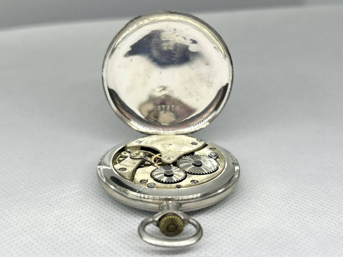 精工舎（SEIKOSHA) STATE 銀ケース 懐中時計アンティーク(Antique pocket watch）★同梱可　No.1060_画像5