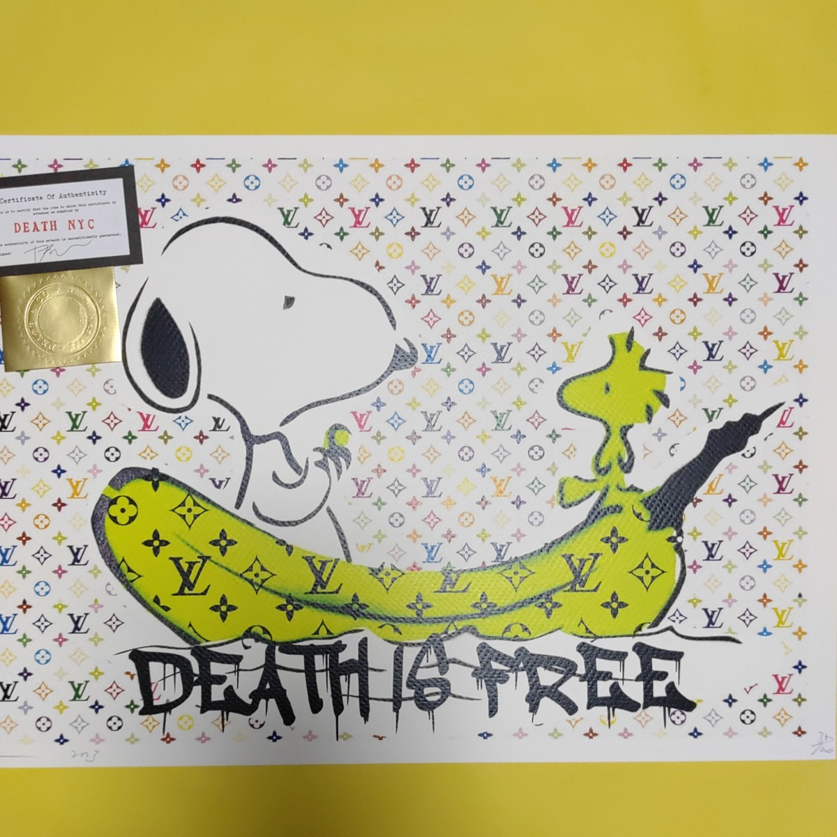 Yahoo!オークション - DEATH NYC 世界限定100枚 アートポスター Yahoo!オークション - DEATH NYC 世界限定100枚 アートポスター