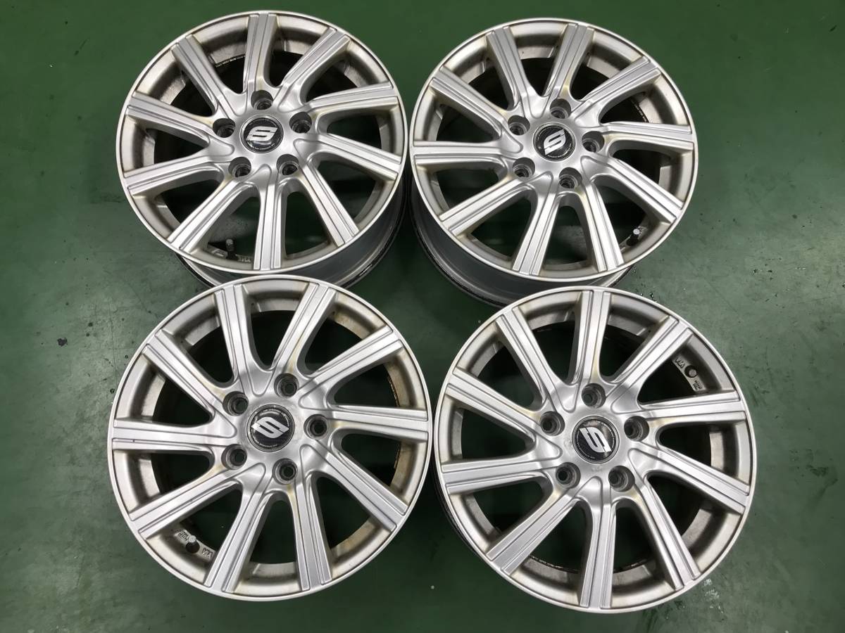 15インチ　アルミホイール　15X6.0 J+50　5H　PCD114.3 STRANGER　ホンダ　フリード　4本セット 中古_画像1