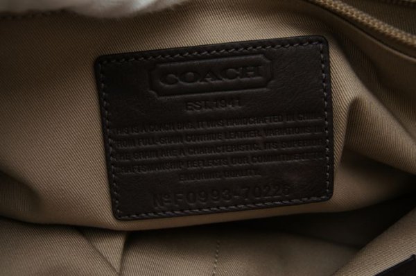 【美品】COACH コーチ ショルダーバッグ ブラウン レザー A4収納 ビジネスバッグ 2way メンズ レディース_画像10