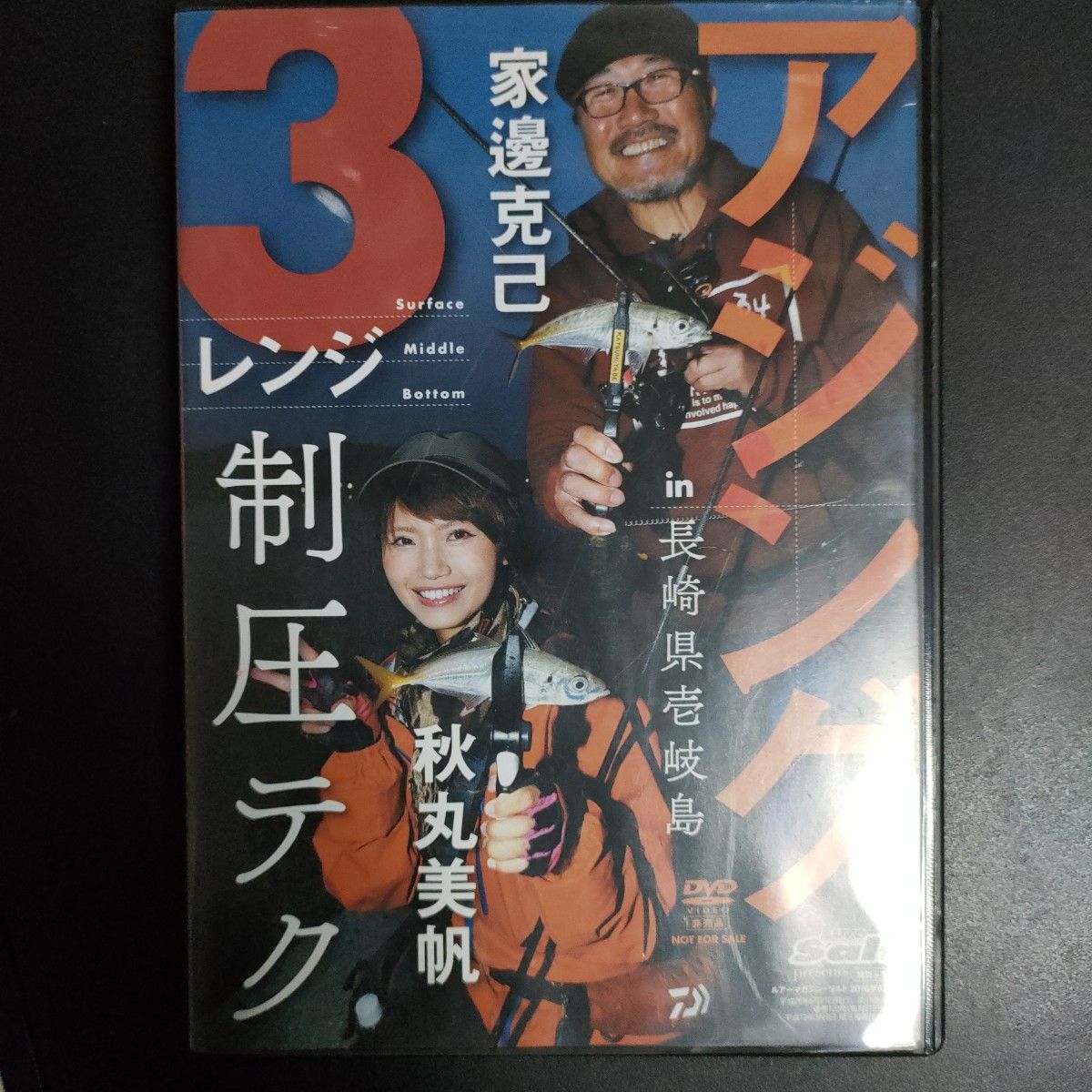 DVD アジング 3レンジ制圧テク 長崎 壱岐島 アジ 秋丸美帆 みっぽ
