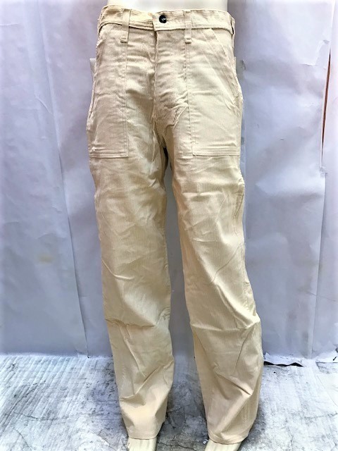 【SWEET ORR/スウィートオール】コットン コーデュロイ ベイカー パンツ IVORY 32 新品/デッドストック/希少/ヴィンテージ/アメカジ/USA製_画像3