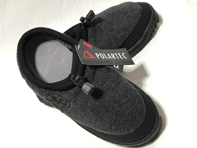 [JIBS] Pola - Tec fleece shoes CHARCOAL 42 new goods / dead stock / rare / Vintage / outdoor / trekking / Street / protection against cold 