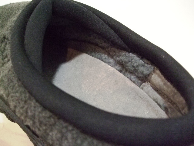 [JIBS] Pola - Tec fleece shoes CHARCOAL 42 new goods / dead stock / rare / Vintage / outdoor / trekking / Street / protection against cold 