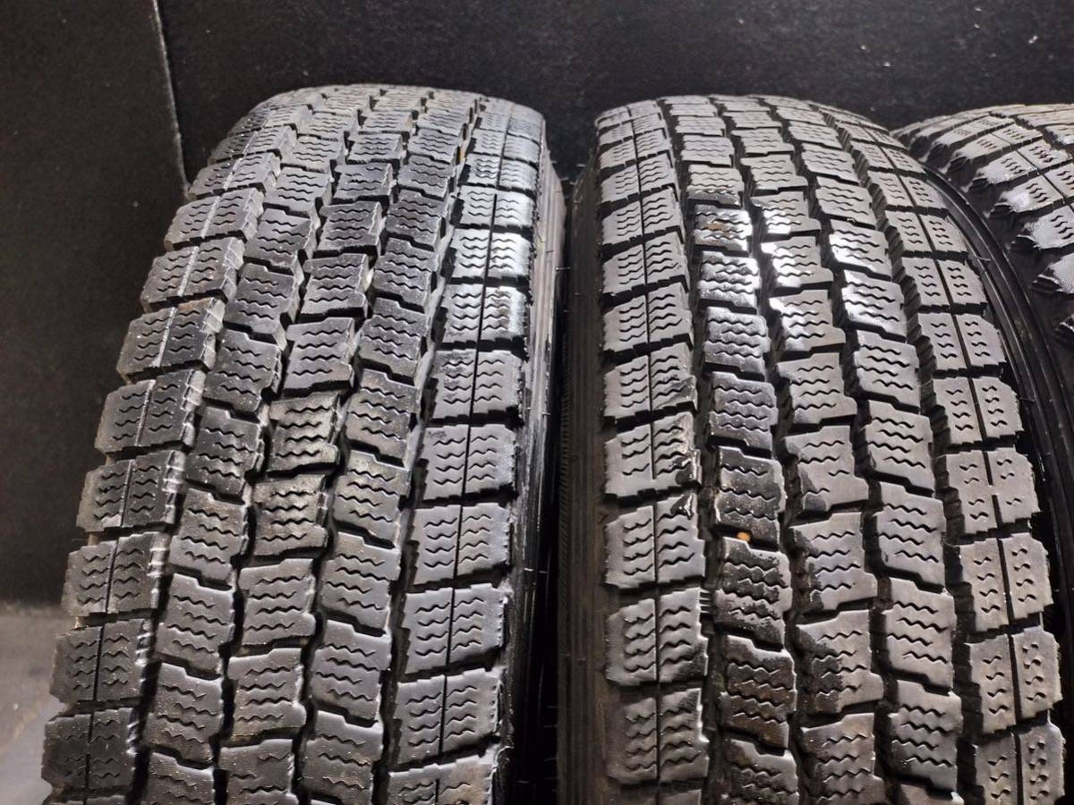 12インチ 145R12 6PR 2023年 スタッドレスタイヤ アルミホイール ４本セット 軽トラ 軽バン WAREN 12×4J +43 145/80R12LT _画像7