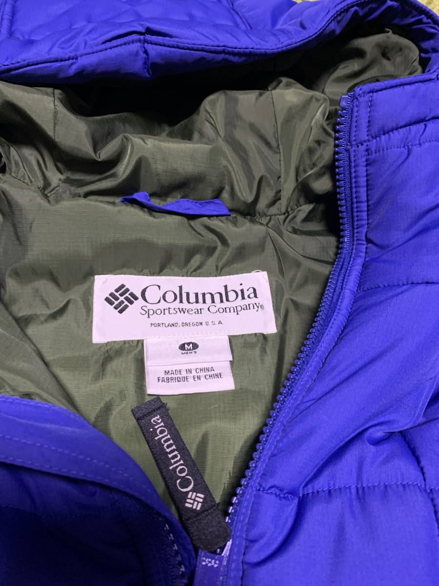 ビンテージ　オールド　Columbia コロンビア プリマロフト パーカー ジャケット ジャンパー　ダウン　美品_画像5