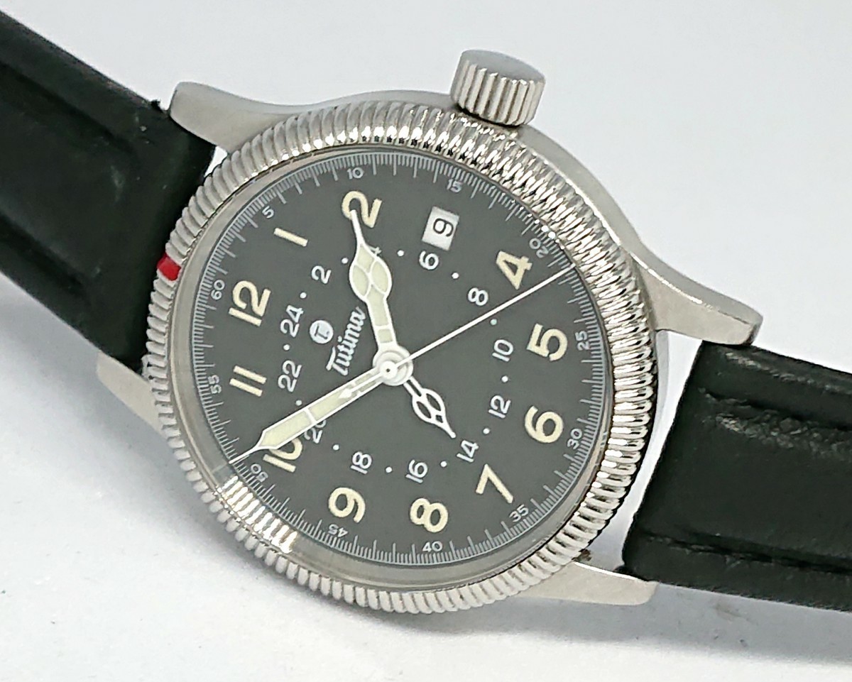 Tutima チュチマ フリーガー GMT 639 自動巻き ブラック_画像2