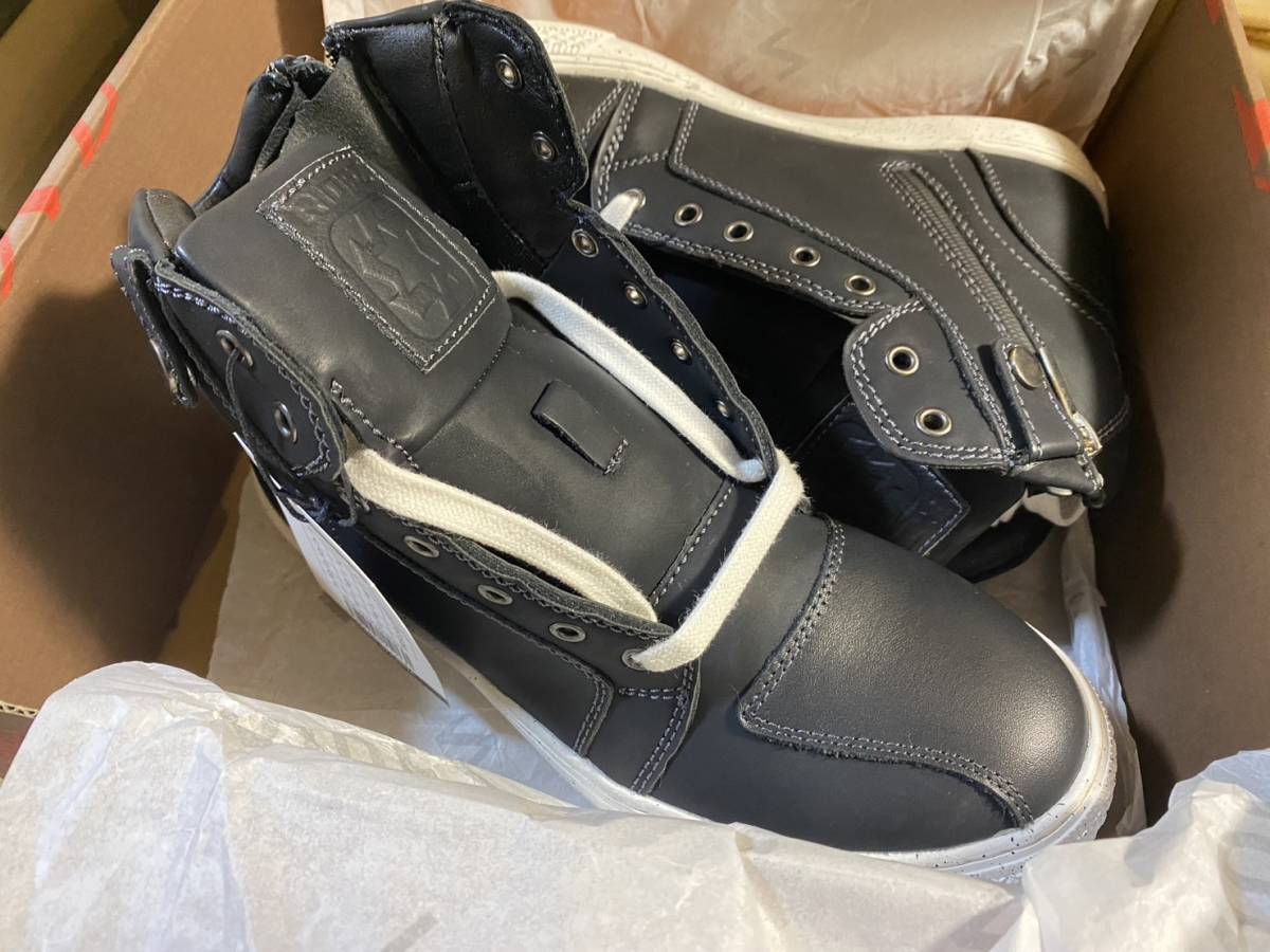 RIDEZ SNEAKERS ライズ スニーカーズ ライディングシューズ MOTO-MAX ブラック 25.5cm_画像2