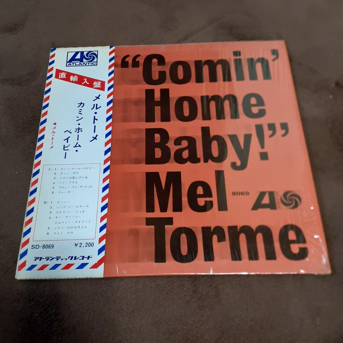 MEL TORME / COMIN' HOME BABY! /MODS/ACID JAZZ/DANCE/NORTHERN SOUL/矢部直/UFO/クボタタケシ/US 66 PRESS/直輸入盤/OBI/帯_画像1
