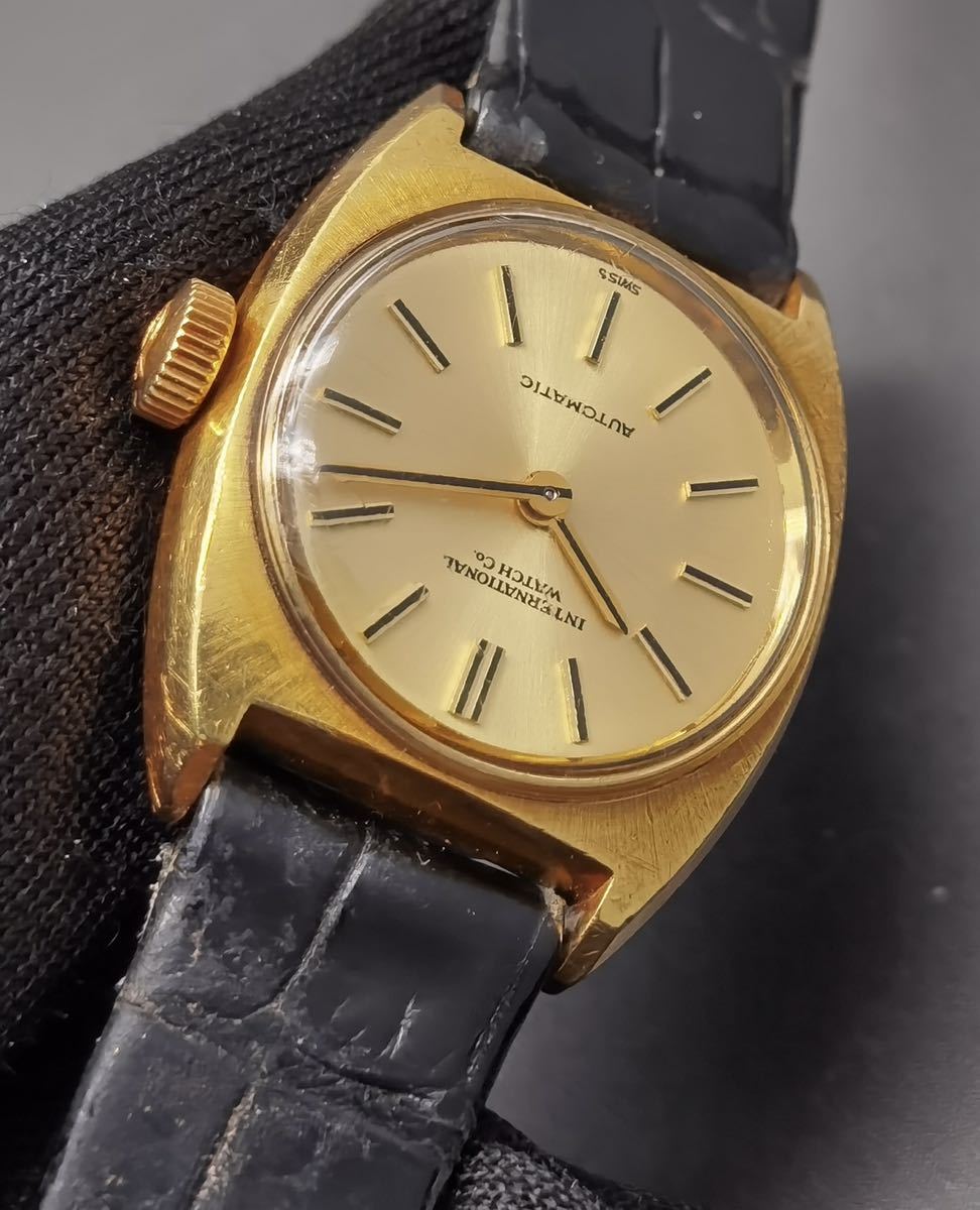 中古 IWC SCHAFFHAUSEN ヴィンテージ R4405 cal.442 18K 750 アンティーク 自動巻き レディース 腕時計_画像9