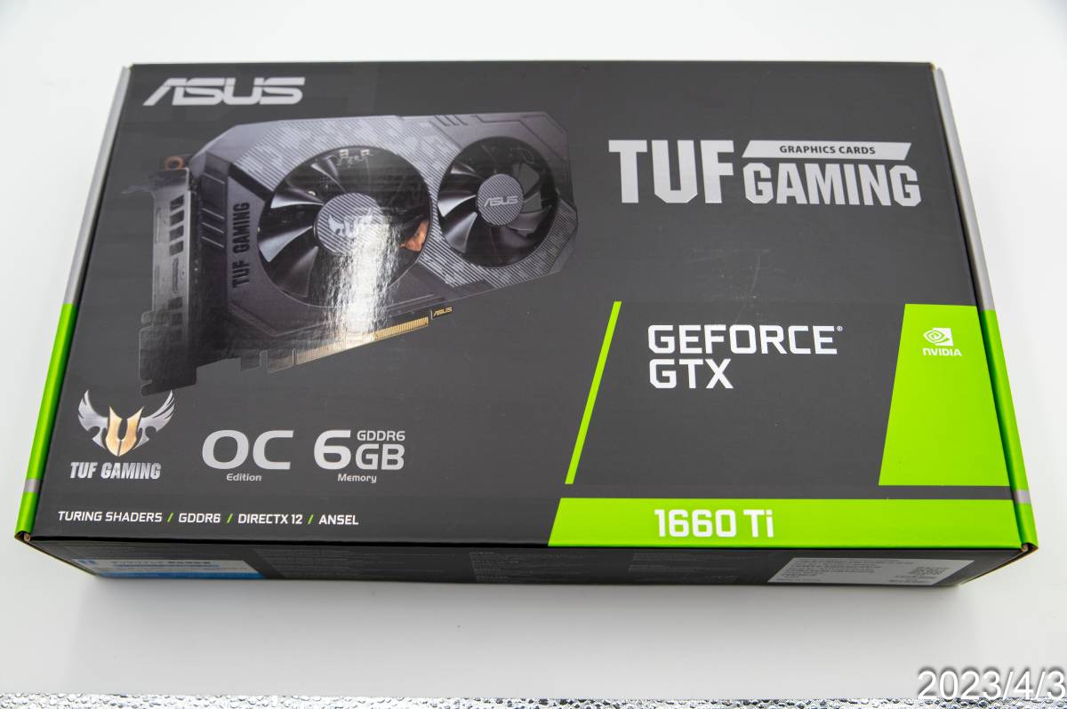 ★ASUS GeForce GTX1660super TUF gaming　中古品　送料無料★