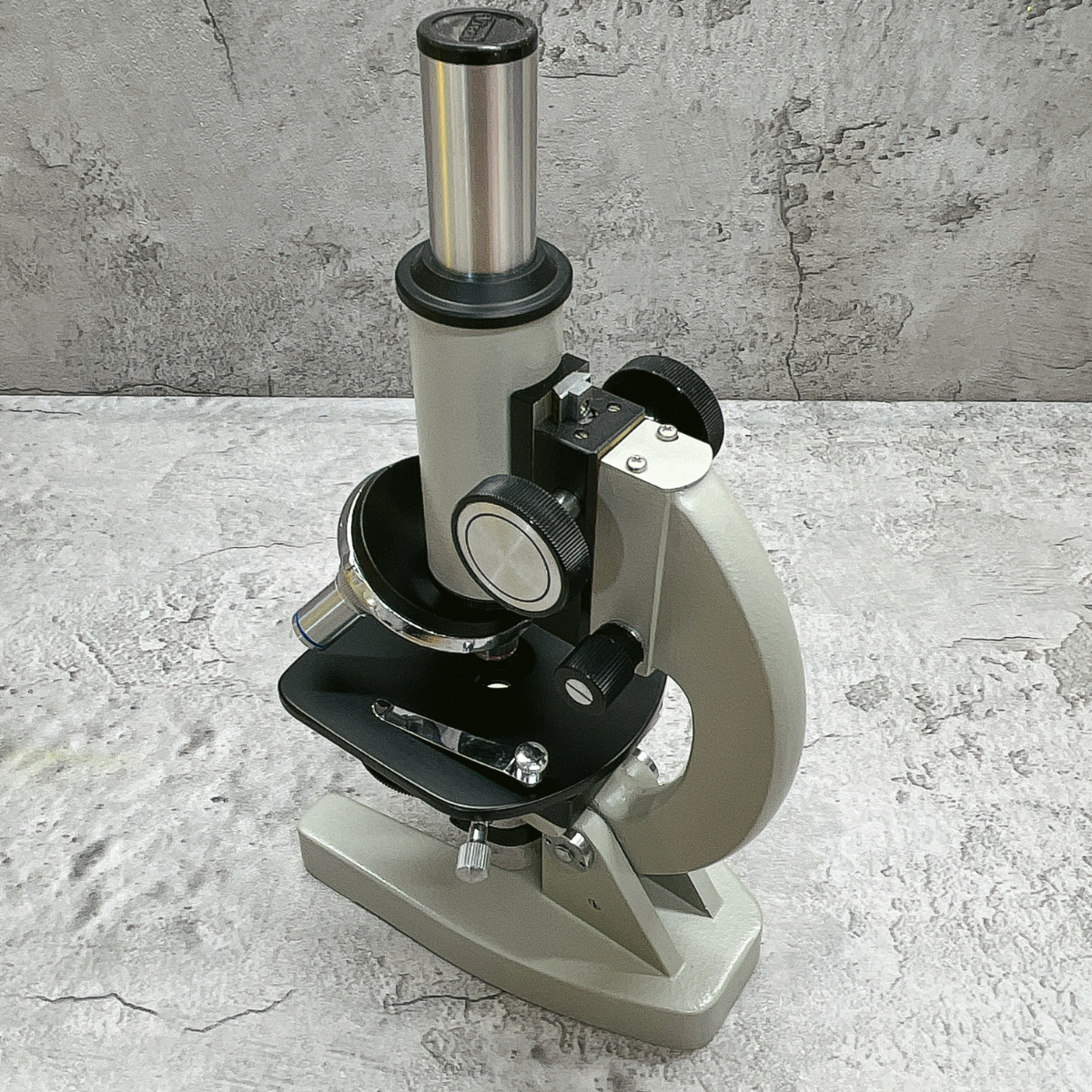 【現状品】Vixen 顕微鏡 SE-1000 ヴィクセン 50×～1000× 専用ケース 観察 科学 №231212の画像5