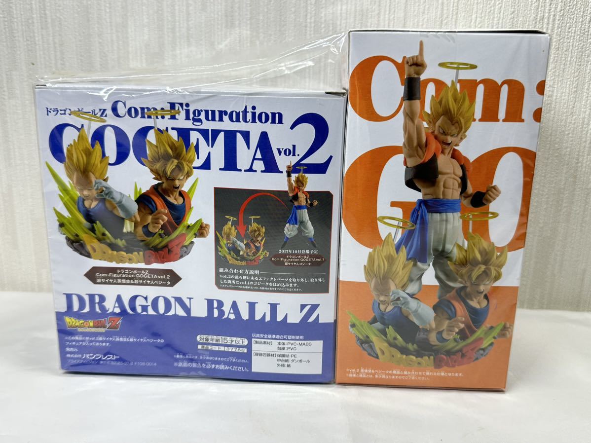 ◯ 未開封 ドラゴンボール Z Com:Figuration GOGETA vol.1&vol.2 ゴジータ 孫悟空 ベジータ 2種セット フィギュア _画像2