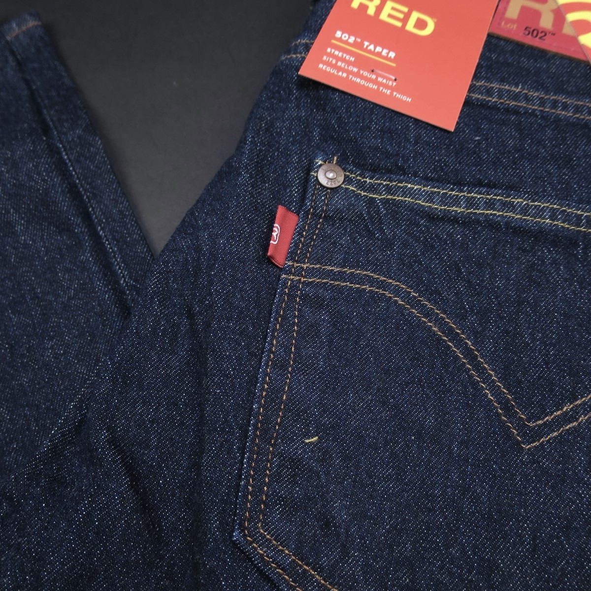 新品★リーバイスレッド/LEVI'S RED/502 テーパー DIAMOND SEA リンス A268/【33】_画像5