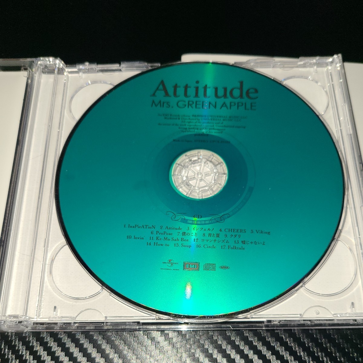 【美品】初回 Mrs. GREEN APPLE Attitude 初回限定盤 アルバム ミセスグリーンアップル CD+DVD 紅白 2023 紅白歌合戦_画像4