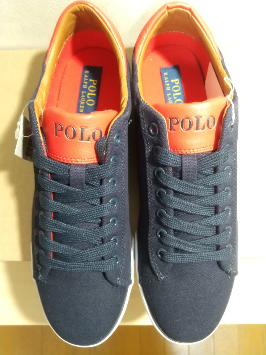 ☆新品☆ POLO RALPH LAUREN(ポロ ラルフ ローレン) メンズ キャンバススニーカー 27ｃｍ 【送料無料】_画像5