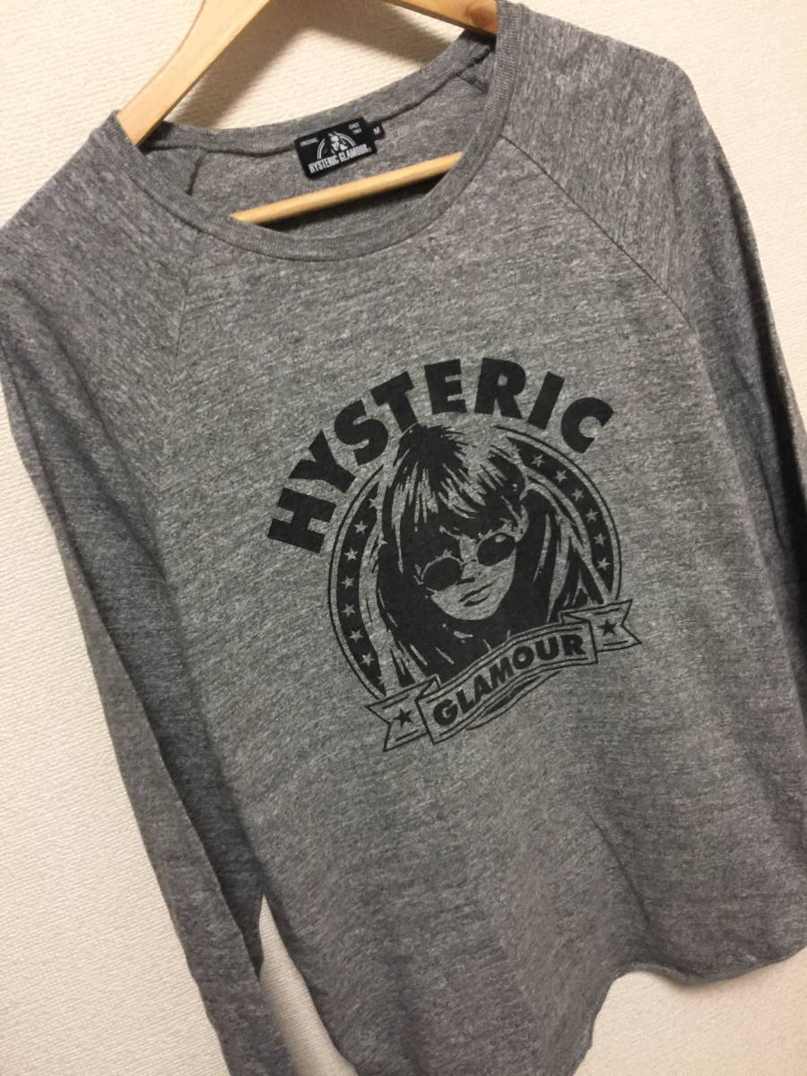  原文:■1円スタート■ヒステリックグラマーガールプリントロングTシャツ■超美品■サイズM■M334hysteric glamour