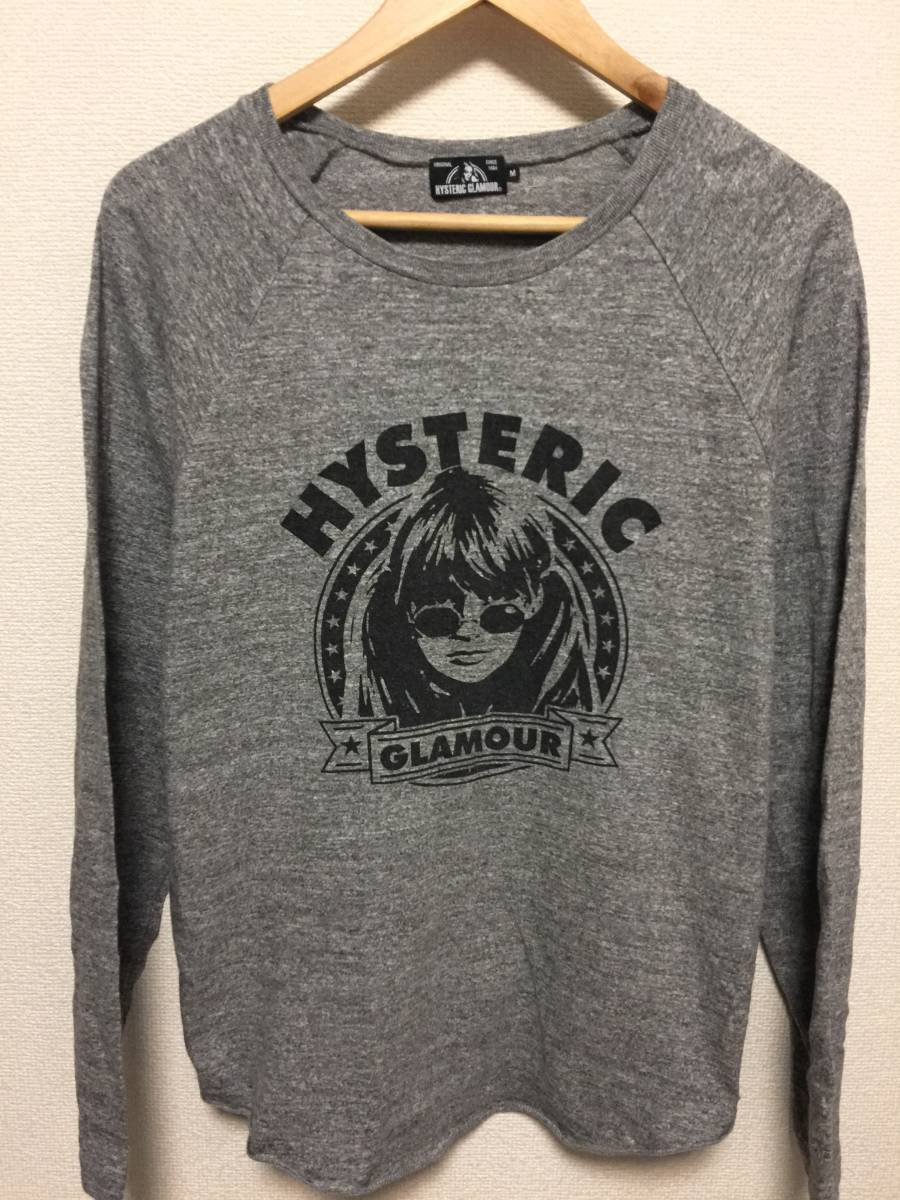  原文:■1円スタート■ヒステリックグラマーガールプリントロングTシャツ■超美品■サイズM■M334hysteric glamour