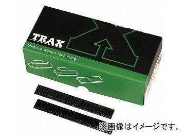 チップトップ TRAX 鉄製 貼付け板ウエイト 黒 TX-607C 入数：1箱（（5g刻み・60g）×50本）_画像1