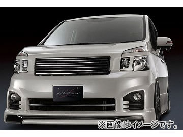 シルクブレイズ フロントグリル ミニバンFT トヨタ ヴォクシー ZRR70W ZS/Z 後期 2010年04月～2014年12月 未塗装 SB-70VOMC-FG_画像1