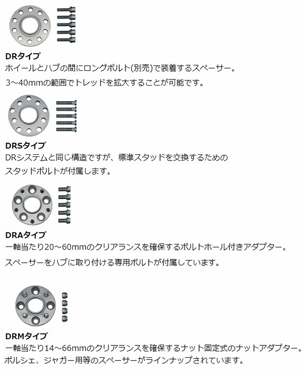 H＆R スペーサー TRAK＋ ジャガー XK8/XKR 1996年～2005年 DRMタイプ 15mm厚 5穴 PCD120.65 73.8φ 入数：1セット(2枚) 3085738_画像2