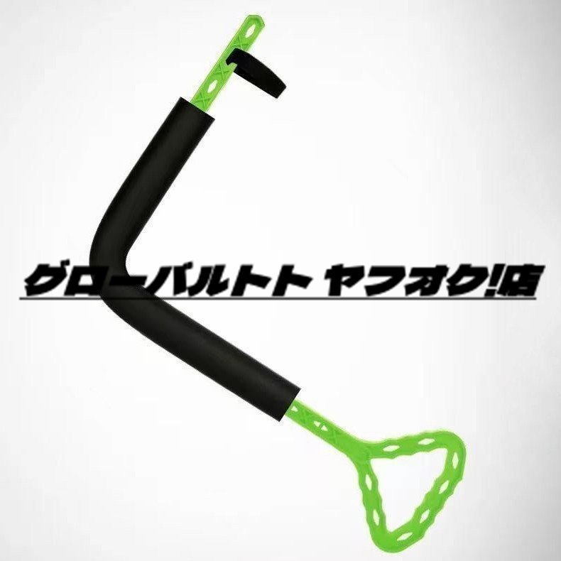 実用★ ゴルフスイング 練習器具 トレーニング器具 ゴルフ練習器具 飛距離アップ 矯正 バンド 素振り スイング練習器具 スポーツ　緑_画像2