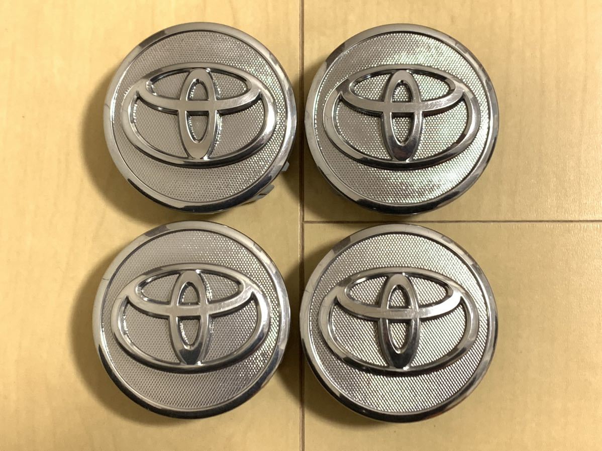 トヨタ TOYOTA純正 50エスティマ ヴァンガード 40プリウス センターキャップ 4個 中古_画像1